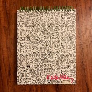 NWT Keith Haring Sketchbook Spiral Acid Free Paper Art Painting Drawing Pencils
